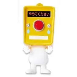 Bushiroad Gashapon Capsule Toys Figure Cute Panic Button Switch People Traffic Signals Figurine Kawaii Model NO SOUND