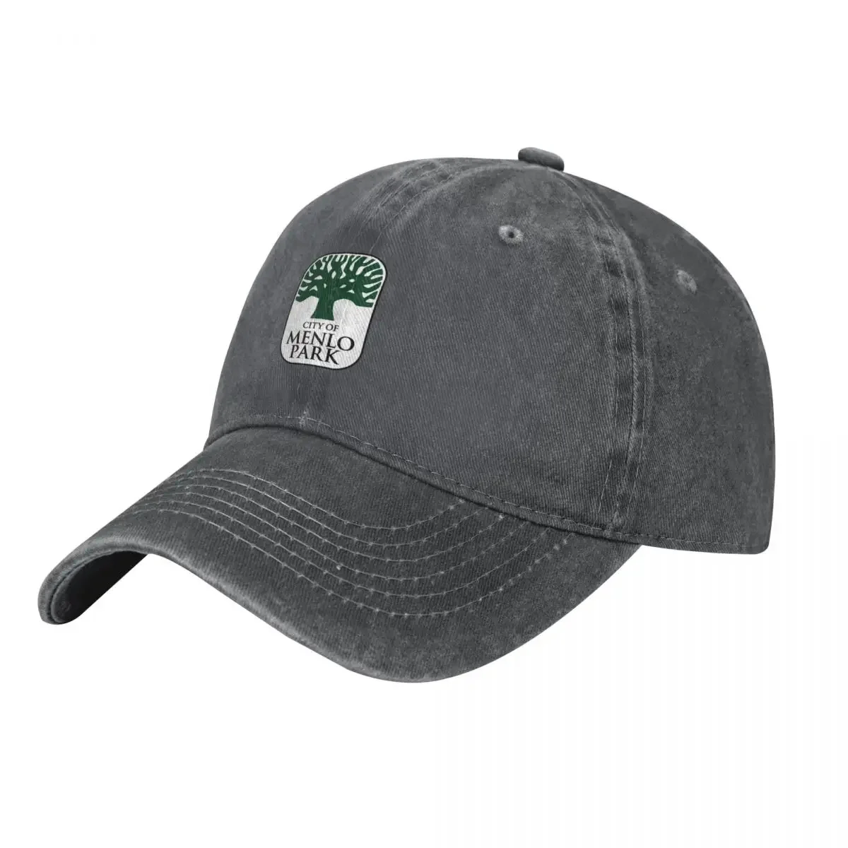 Official logo of Menlo Park California Baseball Cap Rugby Thermal Visor Women's Beach Men's