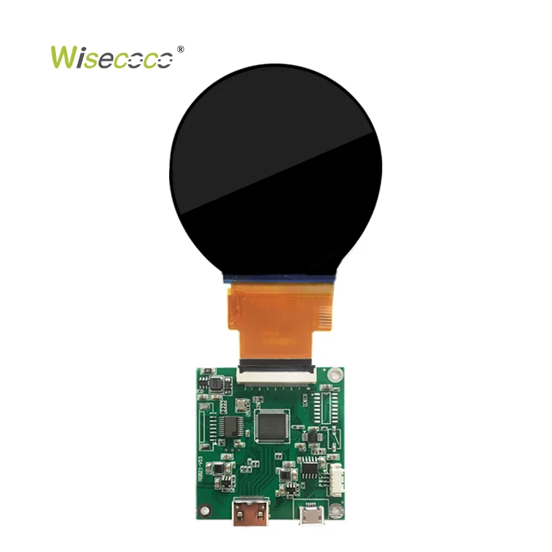 Wisecoco 2.1inch Round Tft Lcd Module 480*480 Lcd Display SPI Interface Circular LCD Screen for Wearable Device - view 3