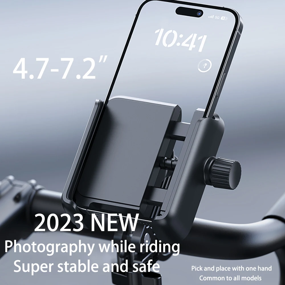 

Motorcycle Phone Holder Motorbike Mirror Mobile Stand Bike 360° View Bicycle Phone Holder GPS Clip Cellphone Handlebar Mount