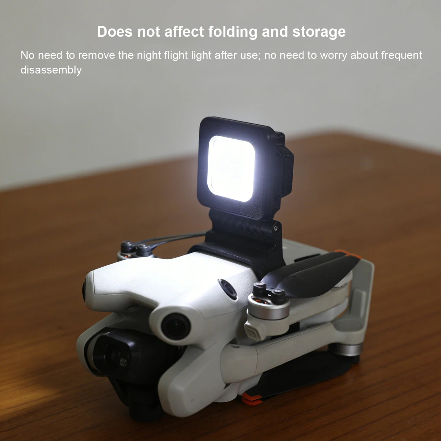 For DJI mini4 pro Night Navigation Light 3-Mode LED with 180° Adjustment Built-in Battery