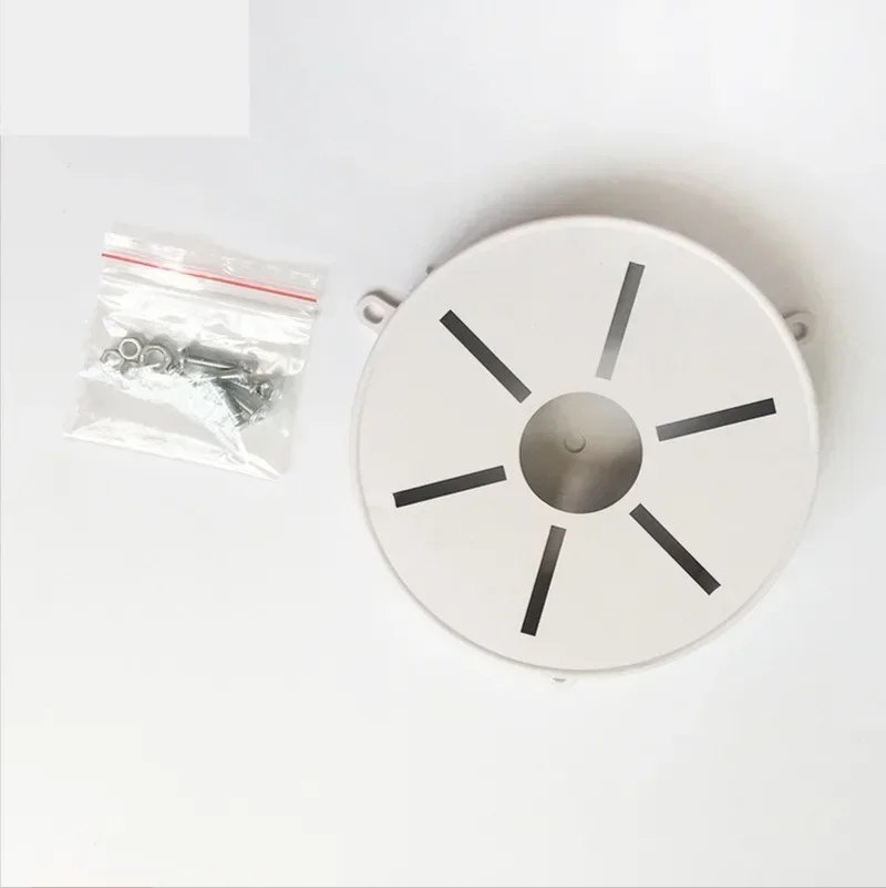 ANPWOO Monitoring Hemisphere Ceiling Bracket Hoisting Hemisphere Camera Bracket Base Plastic Dome Adapter Plate Hidden Wire Box