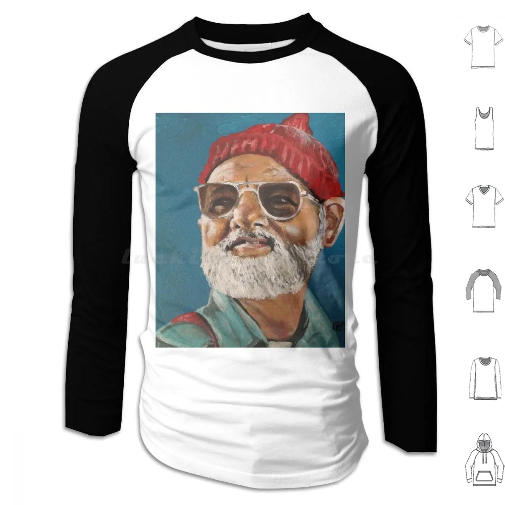 Revenge Hoodie cotton Long Sleeve Bill Murray The Life Aquatic Wes Anderson Steve Zissou Zissou Team Zissou