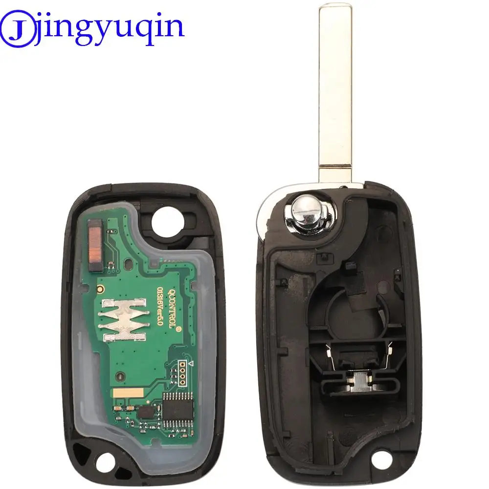 Jingyuqin zmodyfikowany zdalny kluczyk samochodowy dla mercedes-benz Smart Fortwo 451 2007 2008 2009 2010 2011 2012 2013 433 Mhz ID46