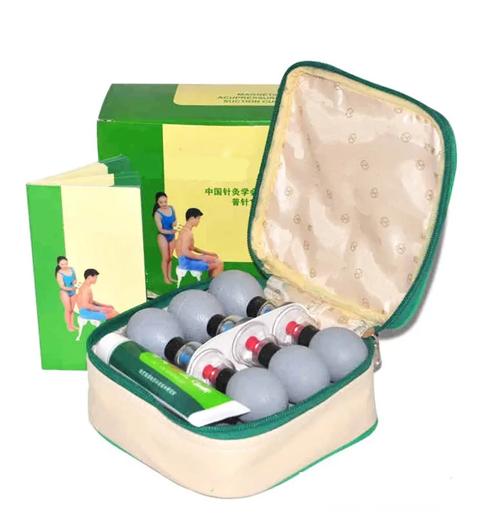 

Traditional Chinese Medicine 18 Cups Therapy Apparatus Vacuum Suction Cupping Set