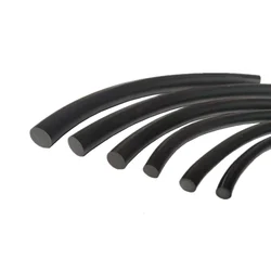 10M Black Silicone Rubber Rod Silicon Cord Silicone Bar