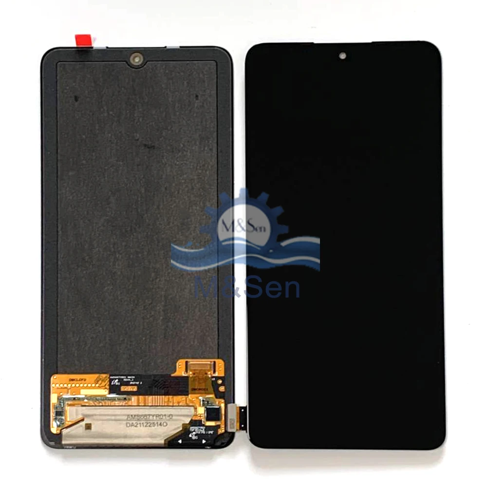 Original Amoled For Xiaomi Redmi Note 10 Pro M2101K6G LCD Display Screen Frame Touch Panel Digitizer For Redmi Note 10 Pro Max