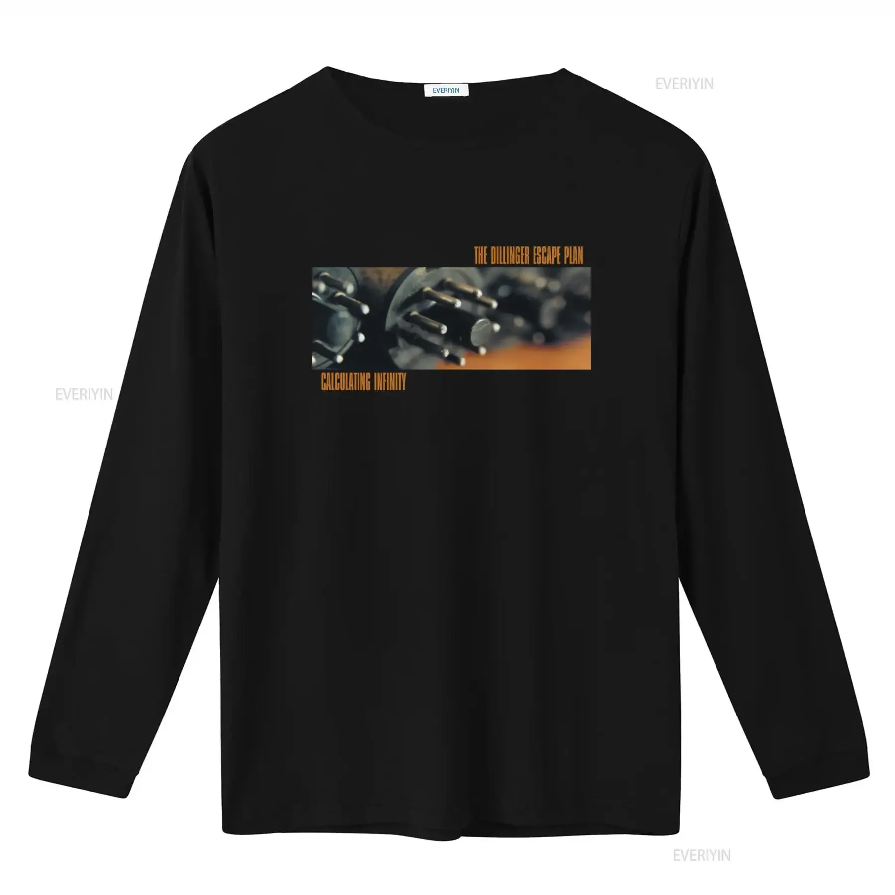 THE DILLINGER ESCAPE PLAN Calculating Infinity Band T Shirt for Rock Fans vintage Washed designer clothes Stylish Breathable