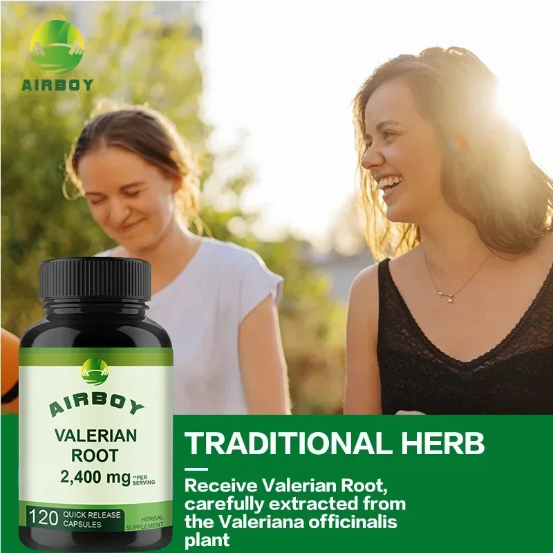

Valerian Root - Provides Sleep Support, Prolongs Sleep Time, Improves Sleep Quality, and Promotes Energy Production Vegan