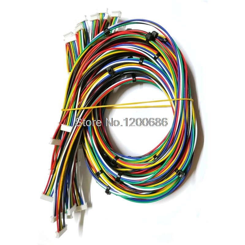 1M/1.5M custom cables SHR-03V-S SHR-06V-S Pin SH 1.0 1.0MM SH1.0 Series connector Female 28 AWG AWG#28