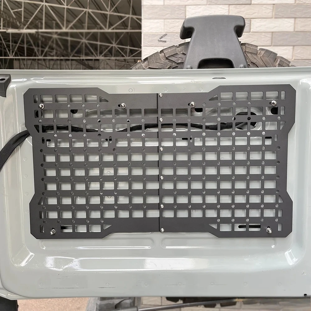 Black Tailgate Tactical Board For Ford Bronco Rear Gate Panel For Bronco Body Part USA Warehouse