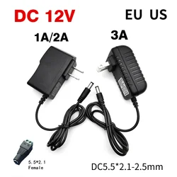 Transformer Power Supply AC 110V 220V to DC 12V 1A 2A 3A  LED Driver Adapter 12 Volt 12 V Converter Charger For LED Strip Lights