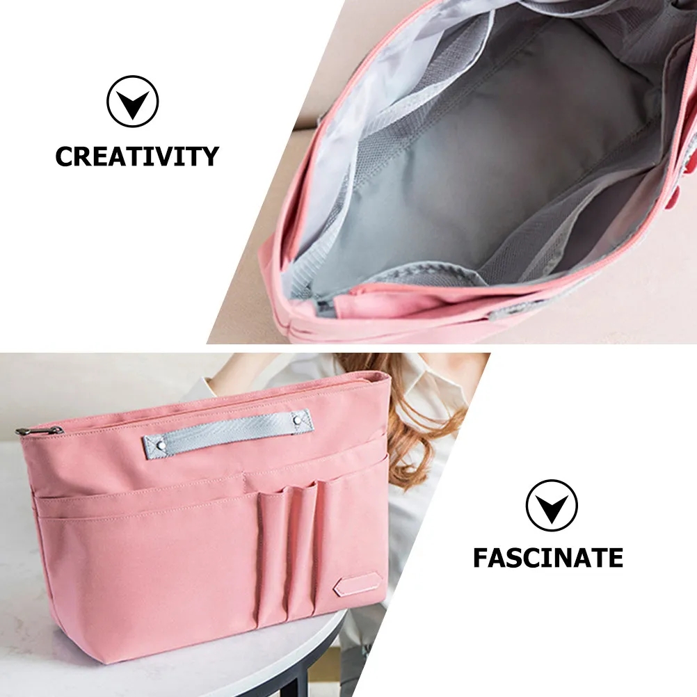 Travel Makeup Bag Organizer Large Capacity Portable Daily Use Storage Bag for Women Men Toiletries Lipstick Eyebrow