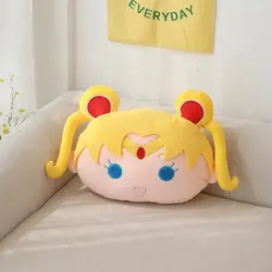 Anime Sailor Moon Plush Pillow Kawaii Tsukino Usagi Plushies Room Decor Chiba Mamoru Stuffed Doll Girlish Gifts Birthday Present