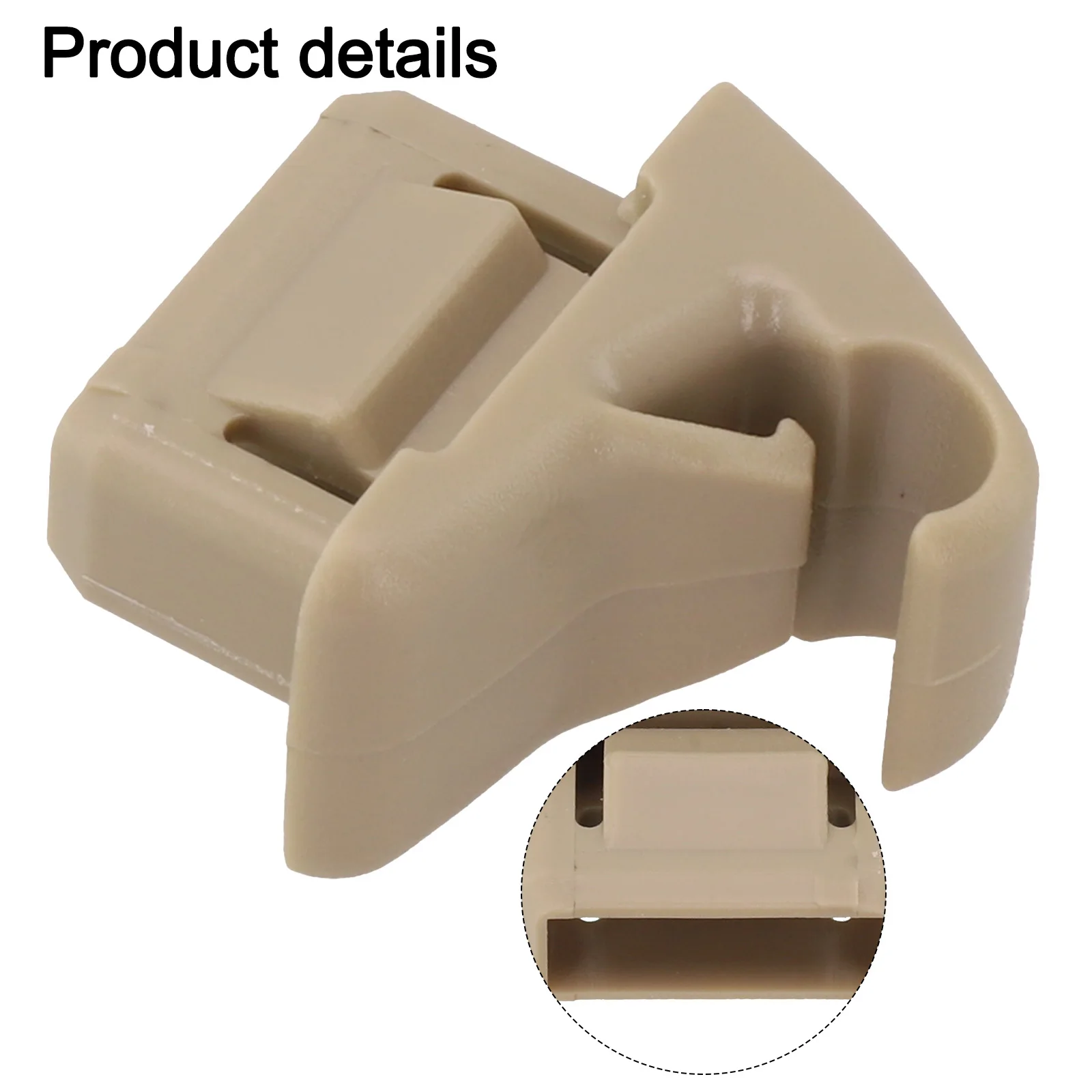 Car Interior Accessories Beige Installation OEM Number MR654343 Visor Holder Clip High-strength Lancer For Mitsubishi