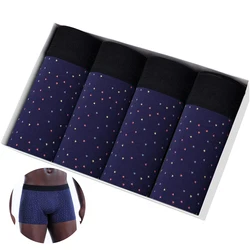 4pcs print Underwear For Men Panties Cotton boxershorts Man boxers High Quality boxer shorts Sexy Male Underpants Homme Trunks