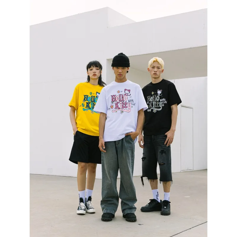 

Новая свободная повседневная дышащая быстросохнущая футболка с короткими рукавами и леопардовым принтом кота