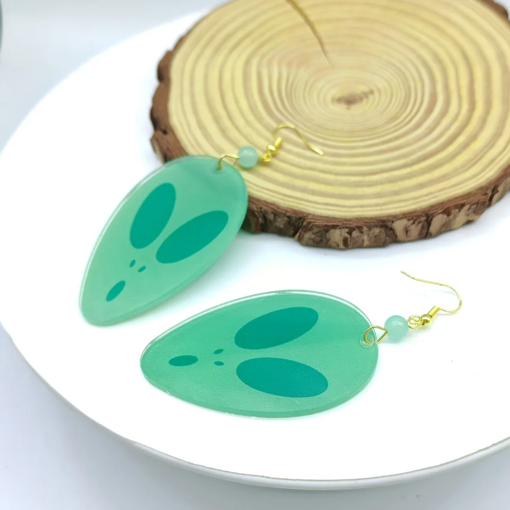 Anime DAN DA DAN Ayase Momo Same Style Pendant Earrings Cosplay Accessories Props Men And Women Earrings Holiday Gifts image 6