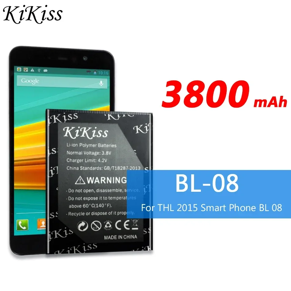 

3800mah Replacement Battery for THL 2015 Smart Phone, BL-08