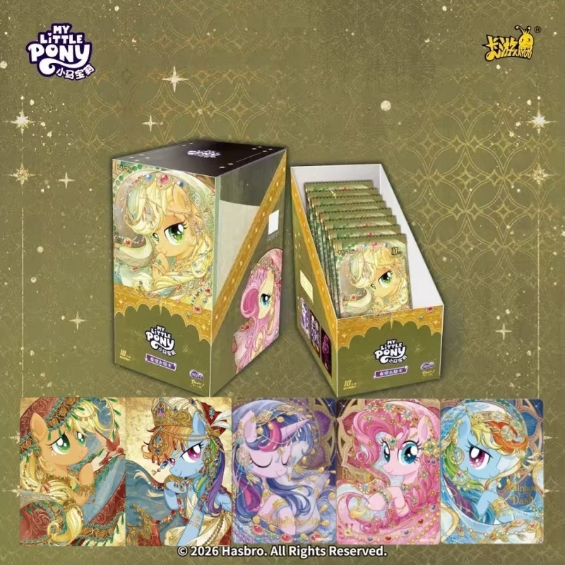 KAYOU My Little Pony Friendship Eternal Cards –  Moon Edition Vol.13 Serise Booster Pack Collcetiable Surprise Cards Blind Box