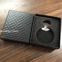 Diamond Pattern Black Pocket watch box organizer luxury box men jewellery