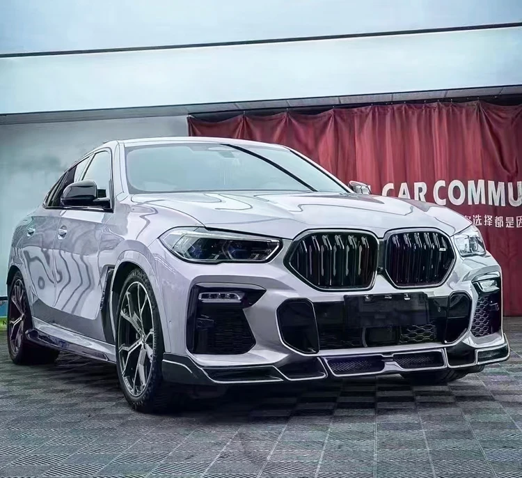 لسيارات BMW X6 X6M تحويل LD نمط طقم الجسم ألياف الكربون/مزورة مادة ألياف الكربون X6 G06 طقم الجسم