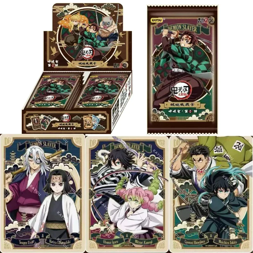 kayou-genuine-demon-slayer-card-dawn-chapter-breathing-pack-tanjirou-nezuko-kanroji-limited-anime-peripheral-collection-cards