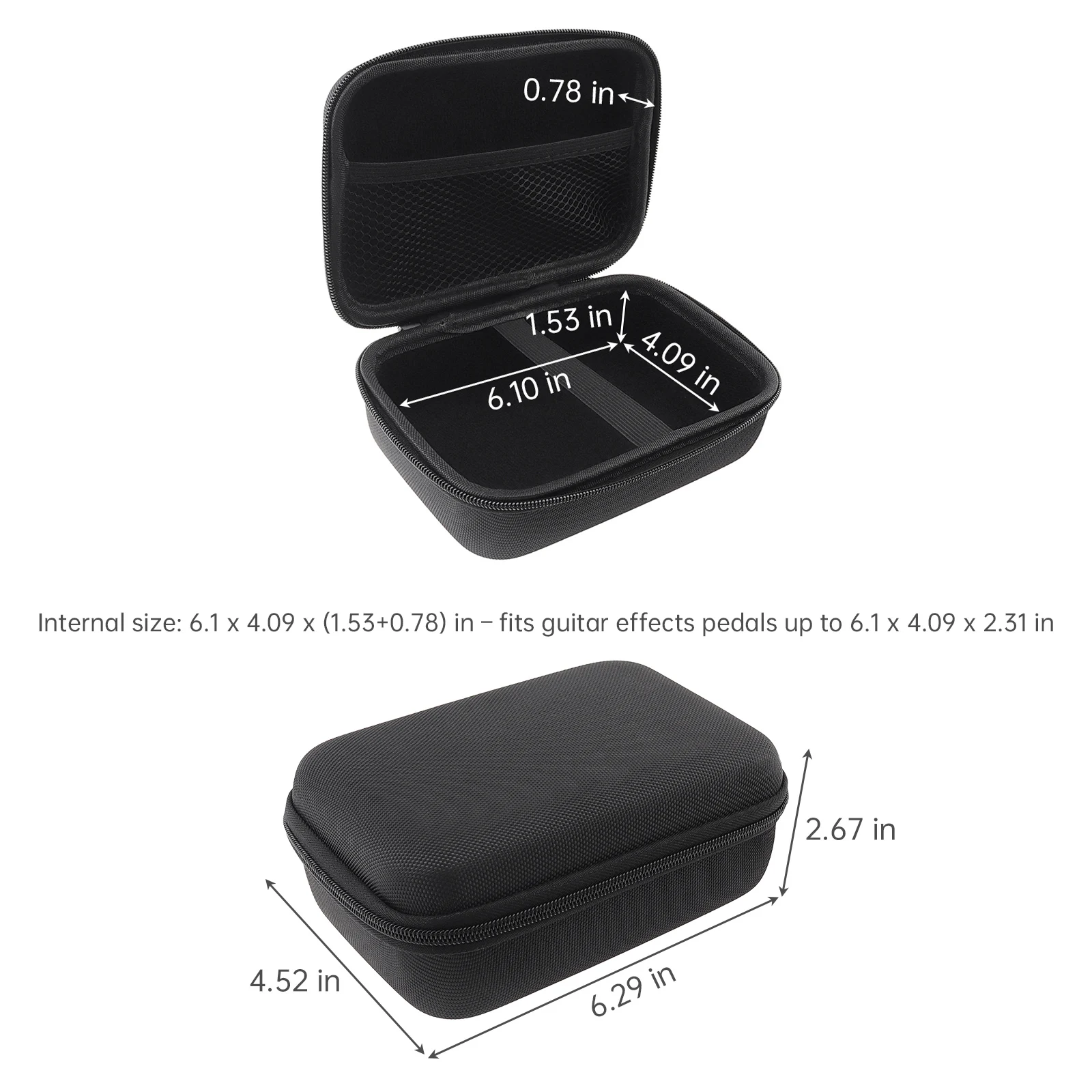 2 Pack EVA Hard Cases for Guit - огляд і ціна Headphone Case Hard