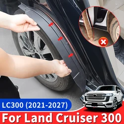 For Toyota Land Cruiser LC300 2021-2027 Rear Inner Wheel Arch Liner Mud Protection Trim Exterior Upgrade Auto Parts