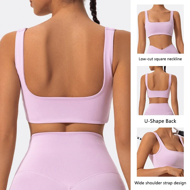 High Quality Sports Bra Push Up Gym Underwear Women Breathable Yoga Clothes High Impact Fitness Workout Top Female