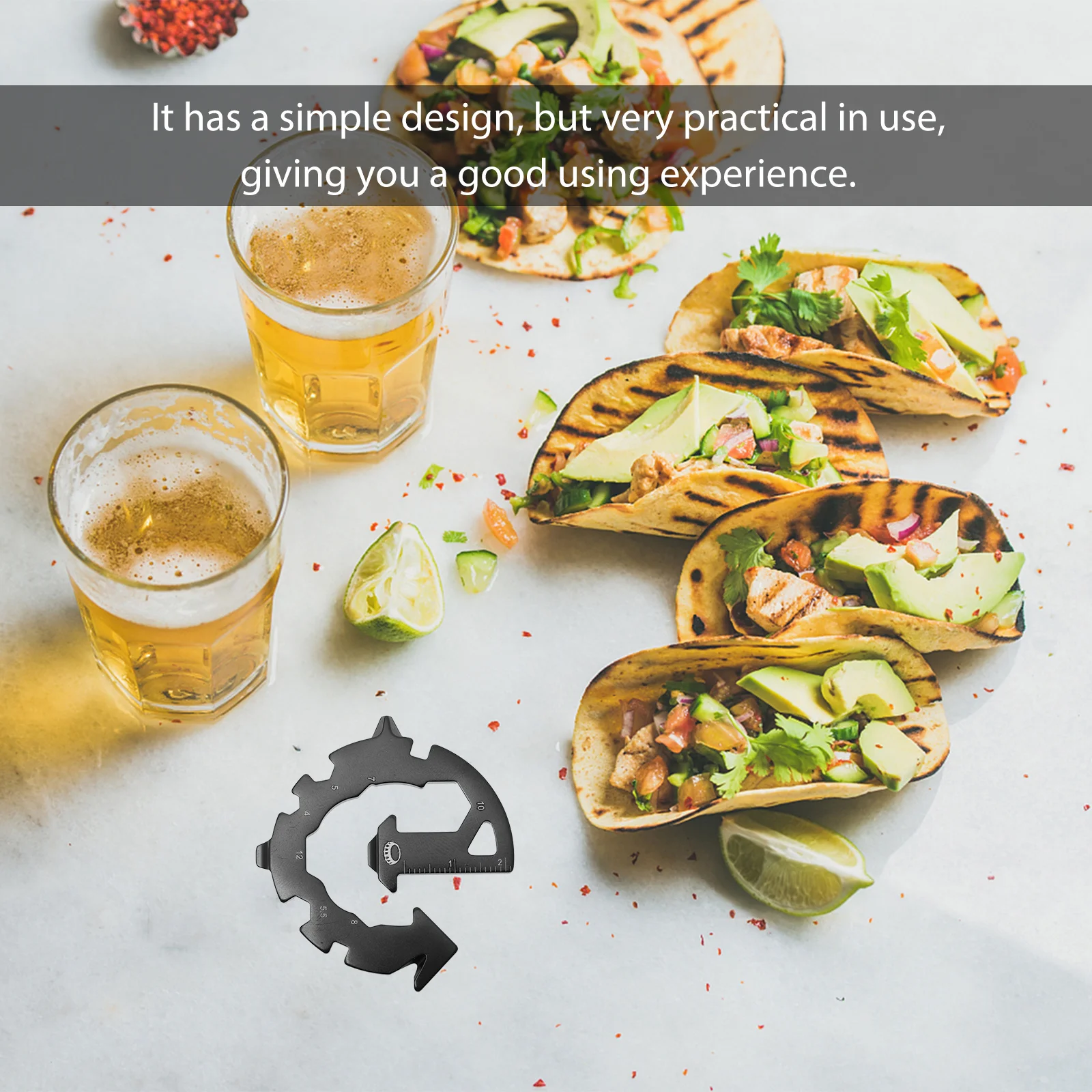 

Durable Stainless Steel Multi-Tool Portable Screwdriver Bottle Opener Hand Tool Practical Design Rust Prevention Smooth Surface