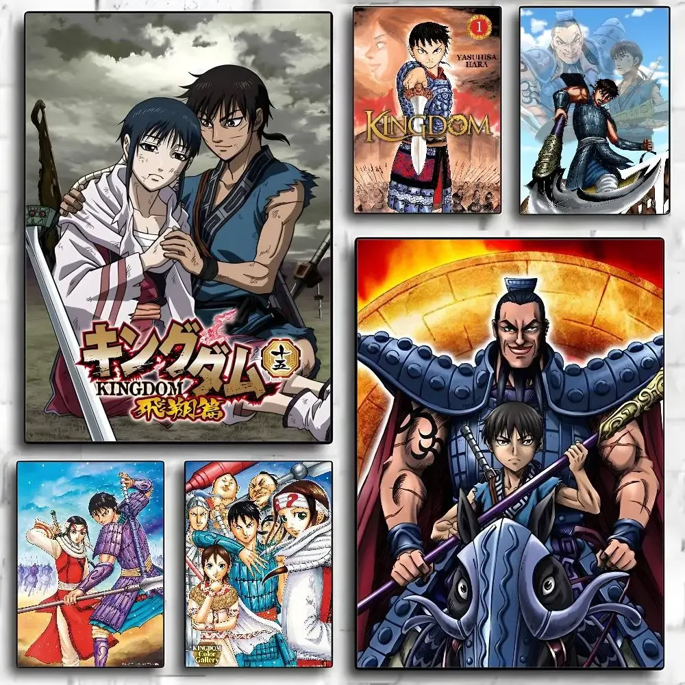 ملصق حائط فني عالي الدقة مقاوم للماء من K-Kingdom Manga Anime مطبوع ذاتي اللصق. ديكور غرفة المنزل الجمالي لغرفة المعيشة وغرفة النوم
