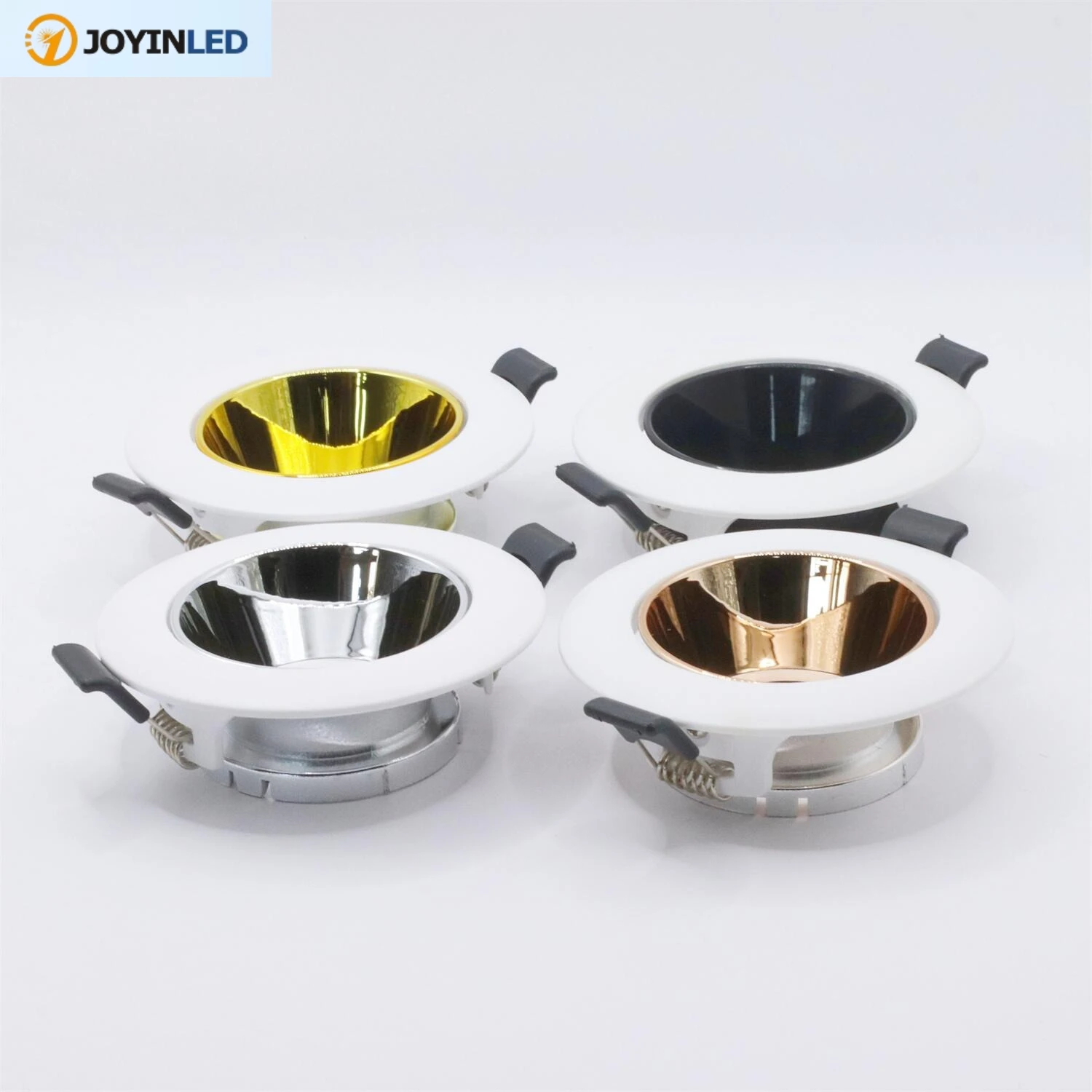 

Changeable LED Downlight Frame Holder Adjustable Cut Hole 70mm Fitting Ceiling Lamp Recessed Spot GU5.3 GU10 MR16 Bulb Fixture