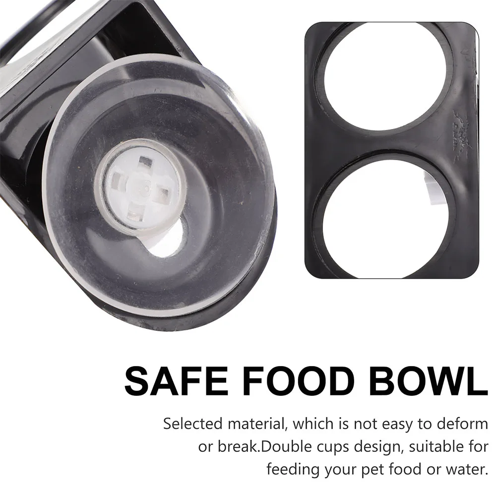 

Plastic Reptile Feeder Dishes Cage Bowls Easy Long Use Gecko Feeding Ledge Food Tank Supplies Pet Drink Feed Practical