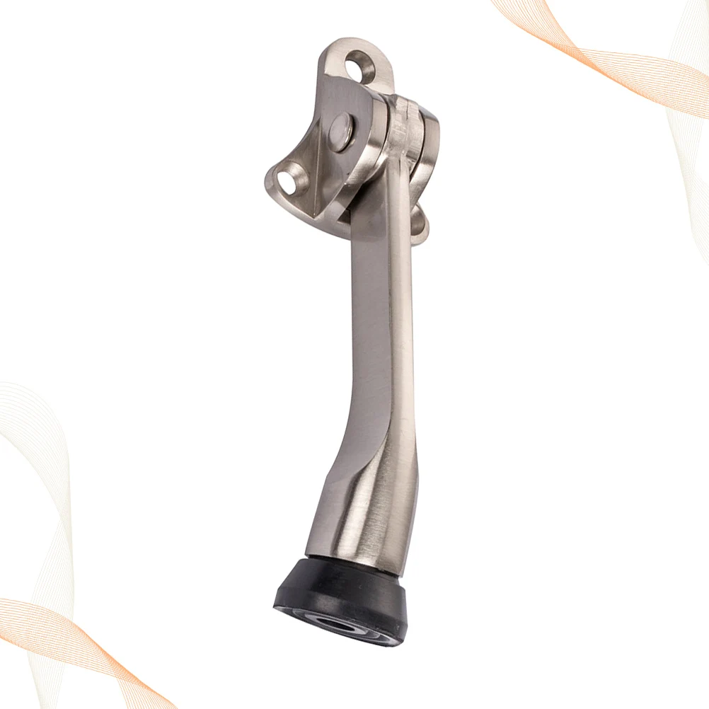 

Door Stops Wall Guard Stopper Bumper Protector Doorknob Stoppers Alloy Rubber Head Kitchen Bedroom Bathroom Door Holder