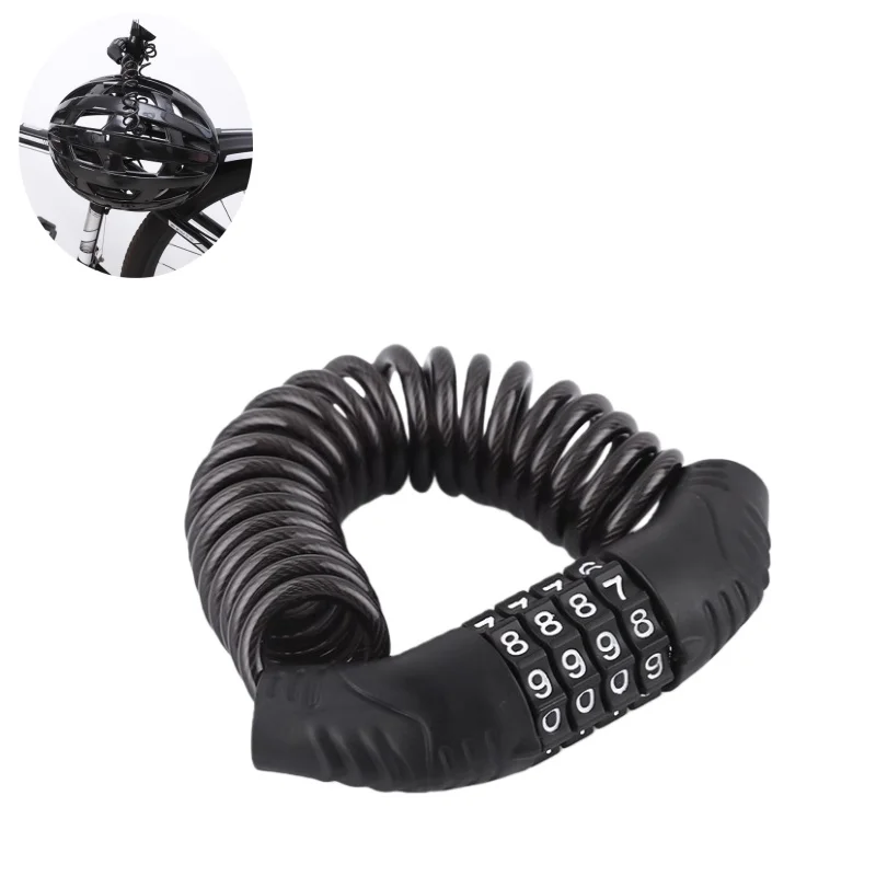 

Универсальный противоугонный проводной замок с паролем для электромобилей, мотоциклов, шлемов, шоссейных велосипедов MTB-портативный замок безопасности для велосипеда