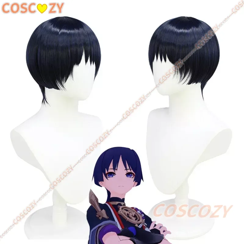 Anime Game Genshin Impact Scaramouche Costume Cosplay cappello parrucca Anime Halloween Genshin Cosplay Scaramouche Costume per uomo donna