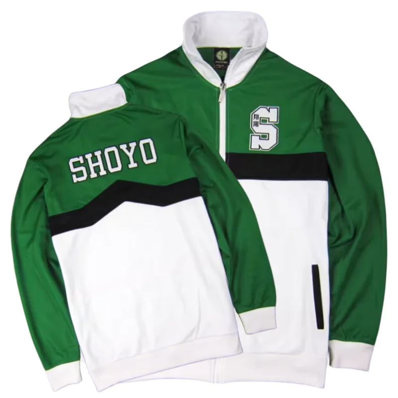 

Anime SHOYO Basketball Jacket Appearance Jersey FUJIMA HANAGATA HASEGAWA NAGANO TAKANO Outdoor Sports Outcoat Zipper