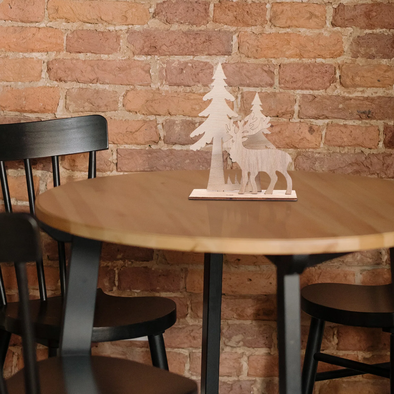 

Украшения для стола Новогодний центральный орнамент Ремесла Украшения Столешница Праздничная деревянная вечеринка Рабочий стол