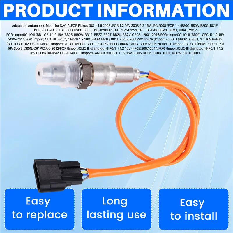 【قطرة السعر! !】226930618R مستشعر الأوكسجين الجديد لرينو داسيا سانديرو مستشعر الأوكسجين غاز العادم