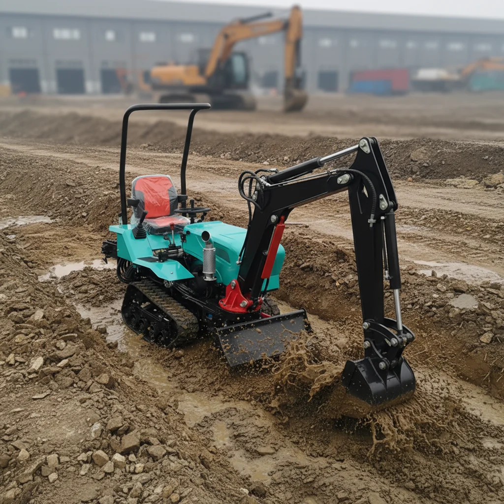 Hot Sale New 80HP Crawler Tractor For Sale Hydraulic Excavator Rotary Tiller With Quick Hitch Dozer
