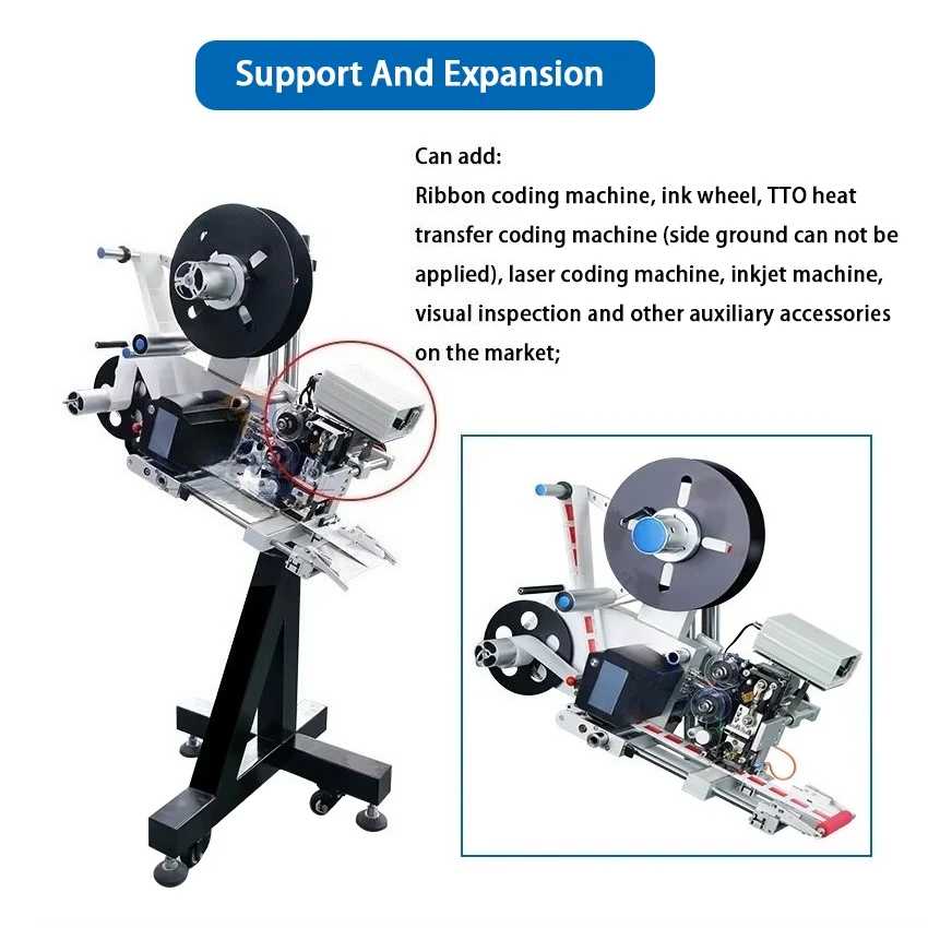 Alibaba China Supplier Multifunctional Head Label Machine Production Line Labeling Machine Automatic Flat Labeling Machine
