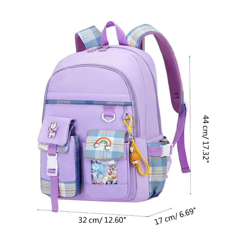 Ransel Sekolah Tas Buku Dasar Lucu Ransel Perjalanan Laptop untuk Ransel Remaja Perempuan Tas Daypack Kasual Siswa