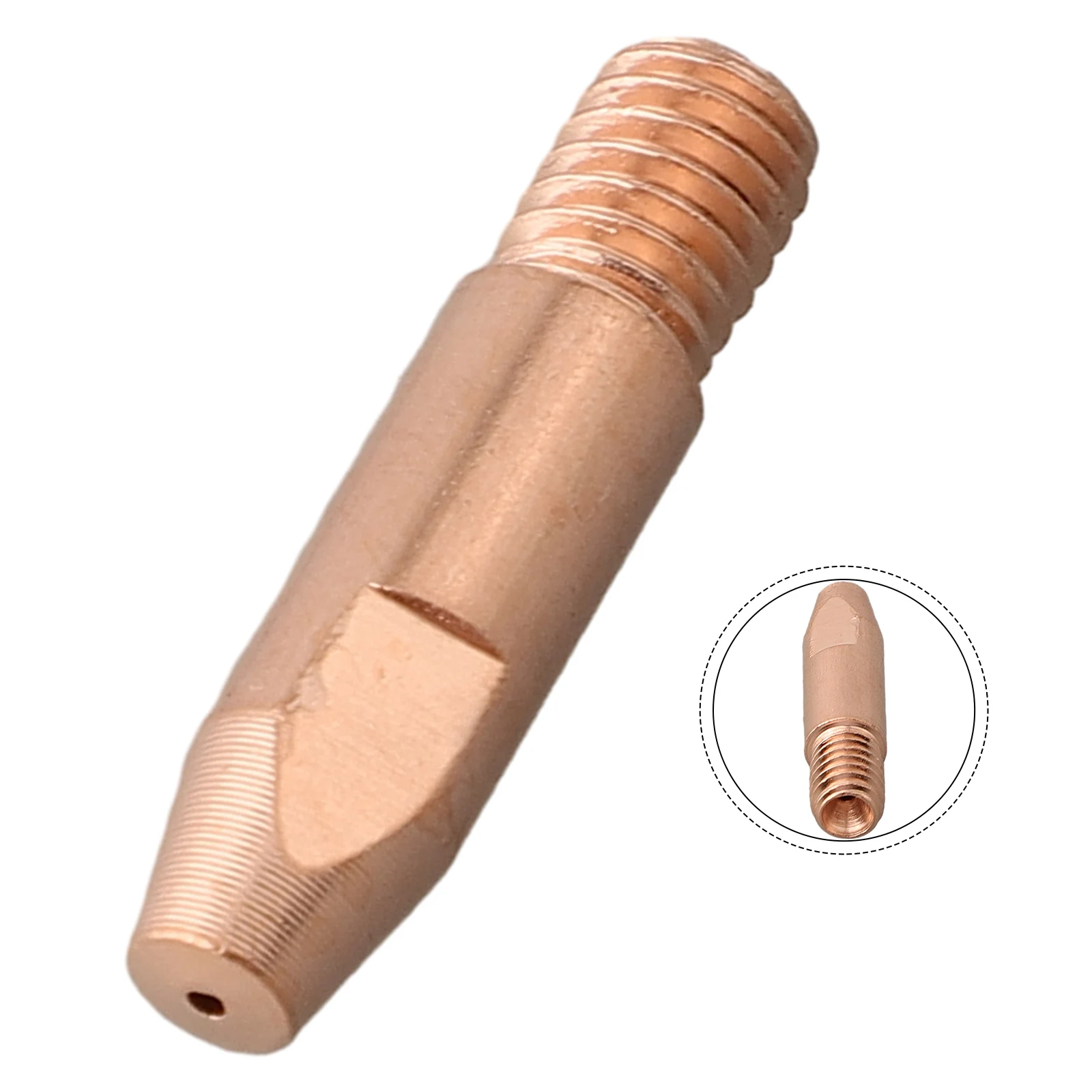 Metalurgia Cobre Contato para Binzel 24KD, 0.8, 1.0, 1.2mm, alta qualidade, fácil instalação, novo