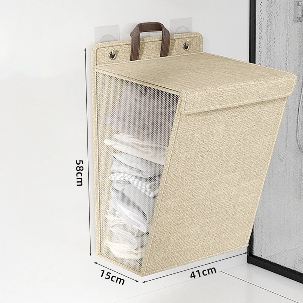 For Home Storage For Bathroom Home Clothes Basket Foldable Laundry Basket Home Use Bathroom Use Foldable Design Large Opening