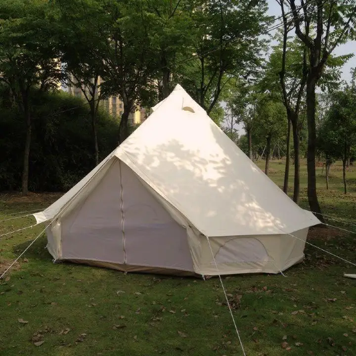 Luxury Yurt Tent Mongolian Yurt Tent  Canvas Bell Tent for Glamping