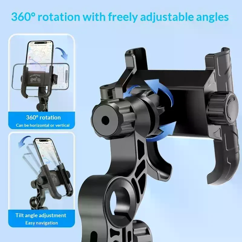 

1Pcs GPS Bracket Mounting Clip Motorcycle Bicycle Mobile Phone Holder Multi-specification Mobile Handlebar Bracket