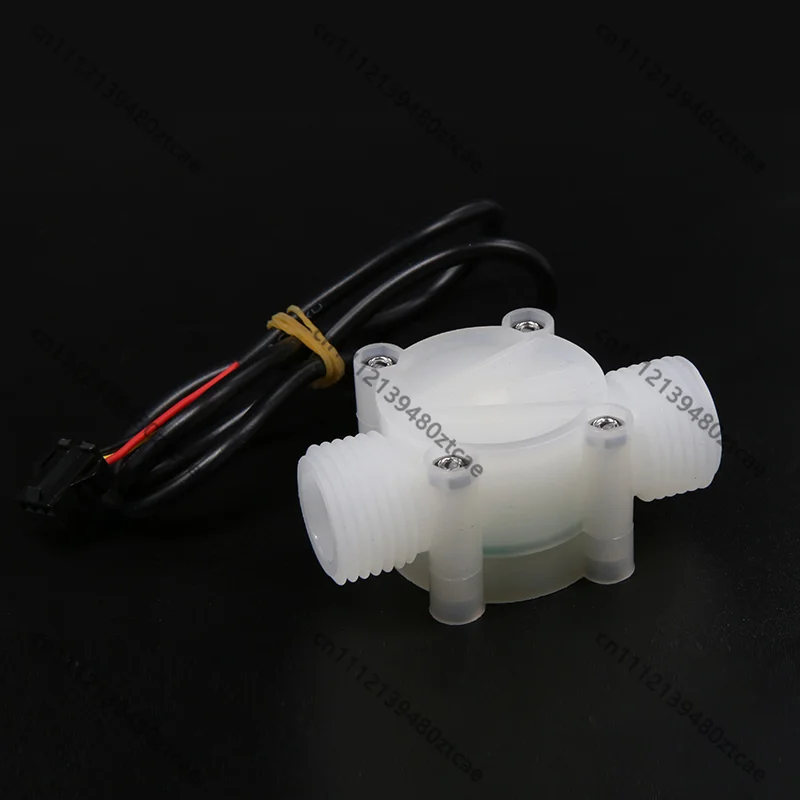 G1/2 Inch Hall Flow Detector, PVDF Corrosion Resistant, Industrial Sensor for Water and Chemical Fluid Measurement