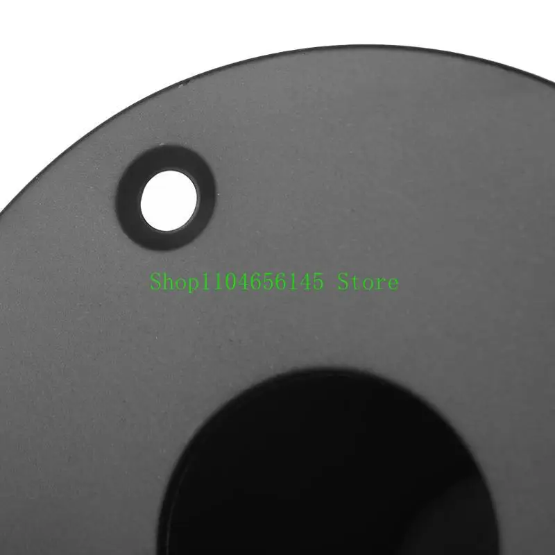 Suporte de metal para alto-falante, palco de som inferior de ferro para assento para alto-falante de palco profissional, par de reparo de áudio de diâmetro de parafuso de 0.7cm