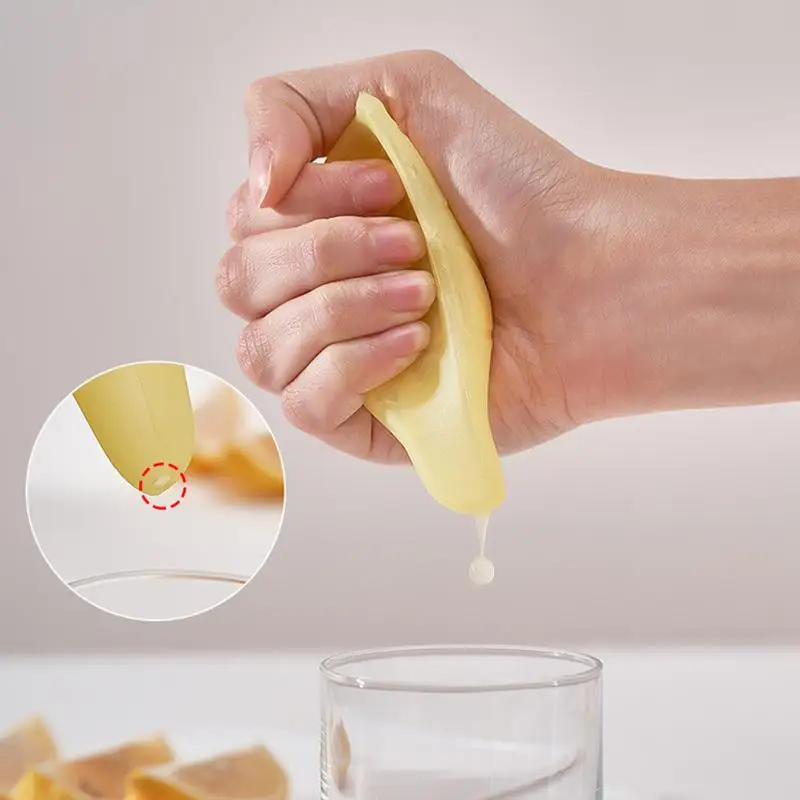 Lemon Squeezer Silicone Hand Orange Juicer Manual Lemon Juicer Lime Extruder Fruit Juicer Citrus Juicer For Kitchen Gadget